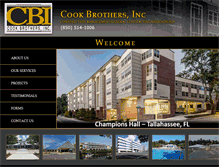 Tablet Screenshot of cookbrothersinc.com